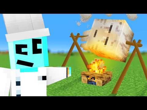 Minecraft but Everything is Cooked