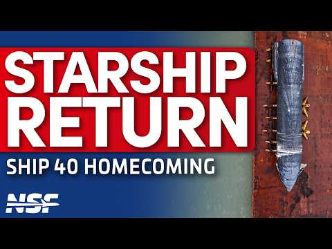 SpaceX Ship 40 Homecoming Transport