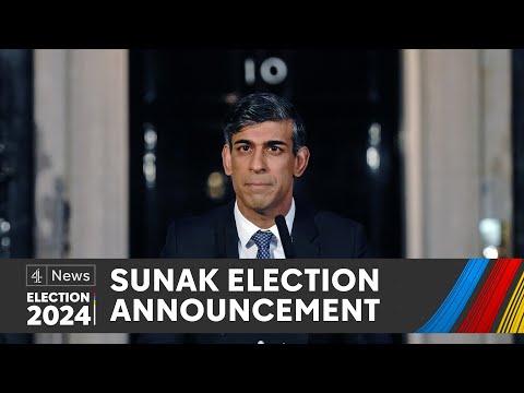 PM Rishi Sunak General Election announcement - LIVE