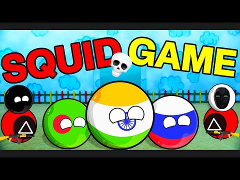 COUNTRYBALLS GOING TO SQUID GAME [FUNNY 🤣] | Countries in a nutshell || @Random_Comparison