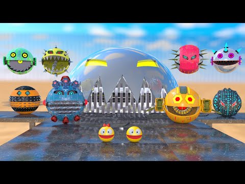 Pacman Battles: Robot Pacman VS Mega Monster Shredder Pacman #24 ⚡⚔️🤖💥
