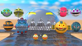 Pacman Battles: Robot Pacman VS Mega Monster Shredder Pacman #24 ⚡⚔️🤖💥