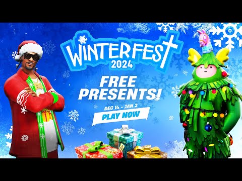 *ALL* Fortnite WINTERFEST 2024 Presents OPENED!