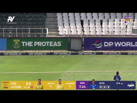 DP World Lions Women vs <strong>YesPlay</strong> Cobras - Hollywoodbets Pro20