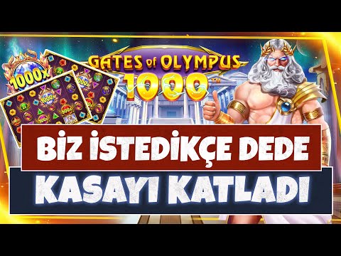 GATES OF OLYMPUS 1000 ⚡ BİZ İSTEDİKÇE DEDE KASAYI KATLADI #gatesofolympus #slot #casino