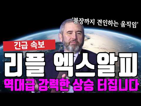 <strong>리플</strong> 엑스알피 역대급 강력한 상승 터집니다