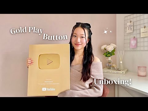 Gold Play Button Unboxing!