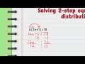 Solving 2 Step Equations: Day 2 Challenge