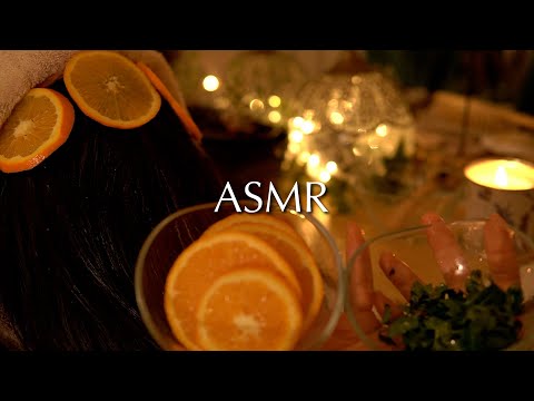 【ASMR】Refreshing Head Massage with Parsley and Orange Essence 🌟 No Talking