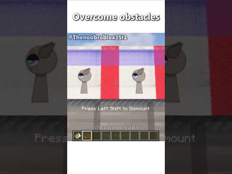 Overcome obstacles (incredibox sprunki) | Minecraft Map Animation