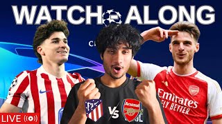 Arsenal vs Atletico Madrid watchalong| UEFA champions league semifinal 1st leg