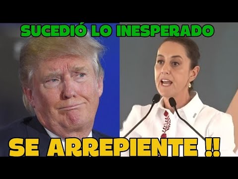 URGENTE!! TRUMP TOMA PROTESTA!! CLAUDIA ACABA DE SALIR A DAR CONFERENCIA ¡EN DOMINGO!