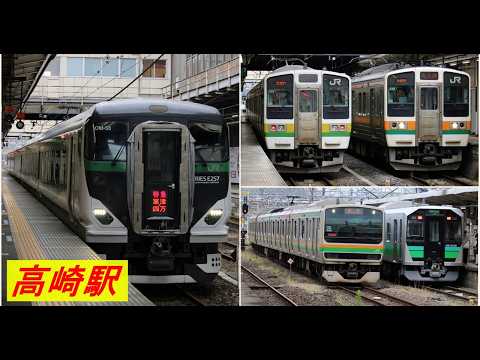 JR東日本 高崎驛を發着する列車たち(ちょこっと撮影)特急・普通など