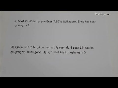 4.sınıf zaman ölçüleri problemleri  @Bulbulogretmen #saat #zaman #problem #4sınıf
