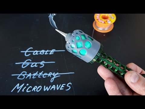 World's First Microwavable Soldering Iron (3D Printed) 🔥