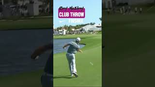 Rory McIlroy Throws Golf Club in Water