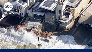 YouTube video thumbnail: Homes Along Socal Coast Destroyed by Pacific Storms