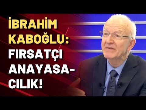 İbrahim Kaboğlu: Erdoğan'ın referandum hamlesini yorumladı: Fırsatçı anayasacılık!