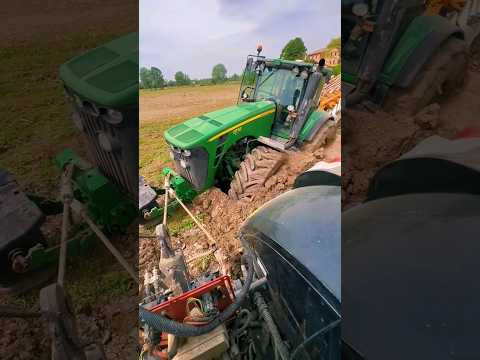 John Deere 8430 & Fendt 930 🚜 | Beautiful Tractors #shorts #tractor #viral