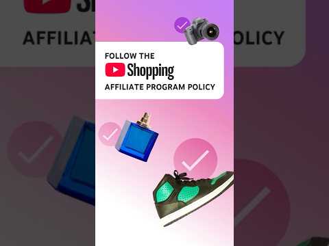 YouTube Shopping affiliate program Tagging Guidelines