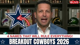 4 COWBOYS SET TO EXPLODE IN THE 2026 SEASON!🏈 DALLAS COWBOYS NEWS NFL