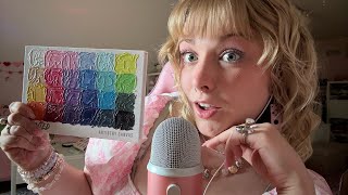 ASMR Doing My Makeup with Painted Artistry Canvas and Other Products! Unboxing, Tapping, and More 🎨 