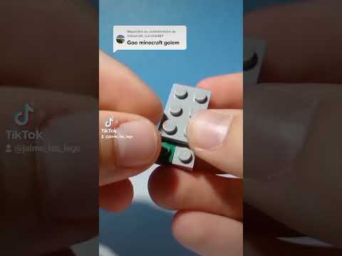 golem de Minecraft en lego