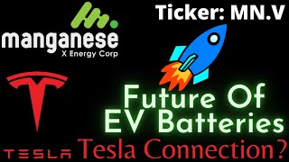 This PENNY STOCK IS THE FUTURE OF EV BATTERIES! TESLA CONNECTION? Manganese X Energy Corp $MN.V
