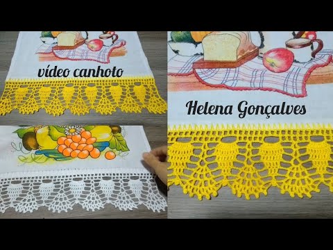 Barradinho de crochê passo a passo #crochet #barradodecroche #helenagonçalves #semprecirculo