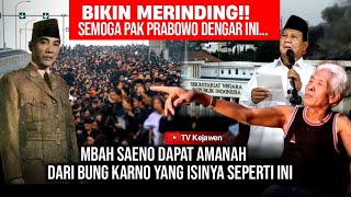 🔴NDANG PODO BALI JOWO MBAH SAENO DAPAT AMANAH MENGHARUKAN DARI BUNG KARNO