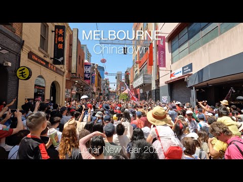 Melbourne Chinatown Celebrates Chinese New Year 2023