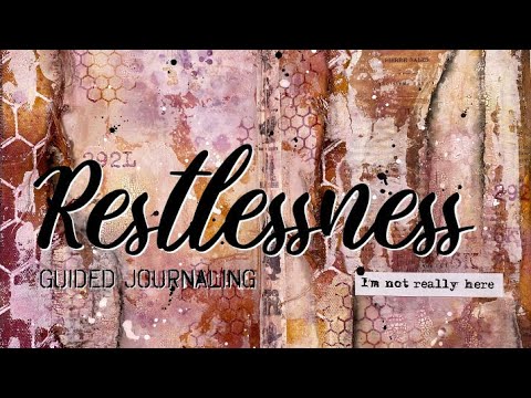 Guided art journaling for RESTLESSNESS  🦋 Therapeutic art journaling