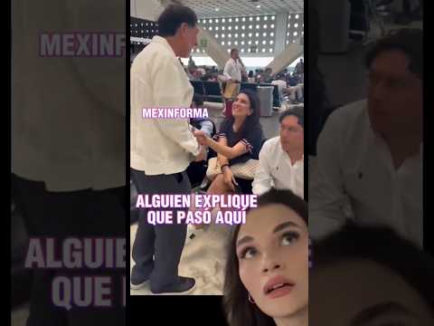 #Noroña y #kenialopezrabadan se saludan en el aeropuerto #shorts