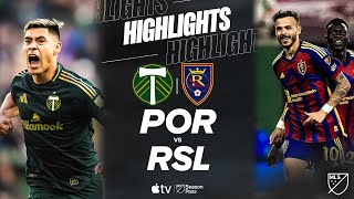 Portland Timbers vs. Real Salt Lake | Full Match Highlights