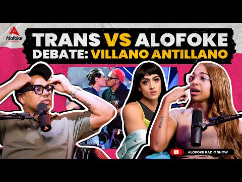 TRANS VS SANTIAGO MATIAS - DEBATE SOBRE BESO CON ALI DAVID & VILLANO ANTILLANO (ALOFOKE RADIO SHOW)