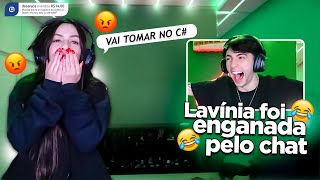 Lavinia Cai em Pegadinha do Chat