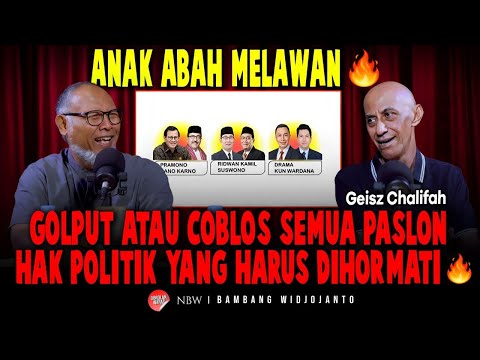 ANAK ABAH MELAWAN 🔥 GOLPUT ATAU COBLOS SEMUA PASLON HAK POLITIK YANG HARUS DIHORMATI 🔥