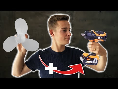 UN PROPULSEUR AQUATIQUE AVEC UNE PERCEUSE !!