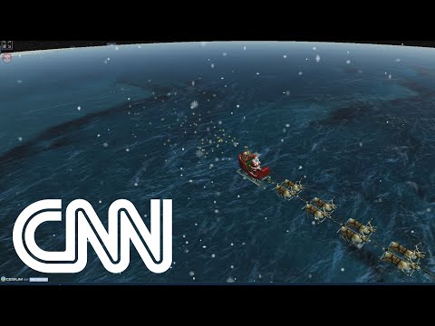 Saiba para onde o Papai Noel está levando os presentes | EXPRESSO CNN