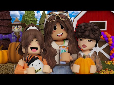 FAMILY TRIP TO THE PUMPKIN PATCH! 🎃 | Bloxburg Family Roleplay w/voices