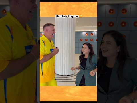 Fun chat with OG #matthewhayden ๐ #shorts #csk #ipl #trending