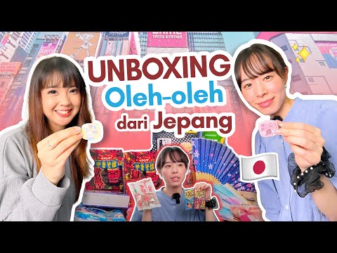 UNBOXING oleh-oleh dari Orang Jepang