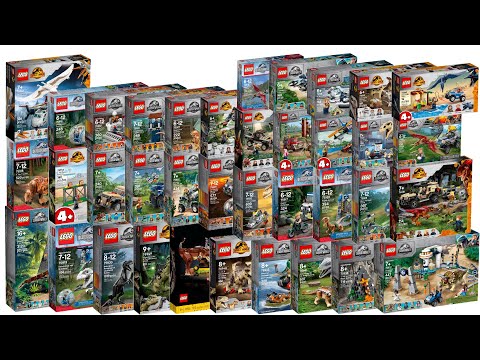 All LEGO Jurassic World Sets 2015 - 2022 Compilation/Collection Speed Build