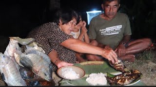 Mas Yugo!!! panen nila babon babon//hasil tangkap dg tangan kosong