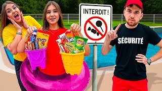 Les Façons De Faire Passer Des Bonbons à La Piscine !