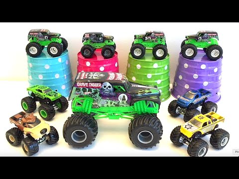 MONSTER JAM | GRAVE DIGGER | WRECKING CREW | TAYO THE LITTLE BUS | TAZ