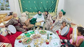 احسن هدية من خواتاتي 🤰🏻عشية سبع الشهور دايزها الكلام 😎كلشي شطح وردح النشاط حتى شاط 💃💃