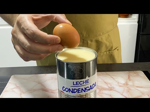 Mezclé huevos con leche condensada y el resultado sorprendió a todos!