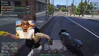 Shortlived Bank Chase turns into a Shootout ( MWRP ) fivem