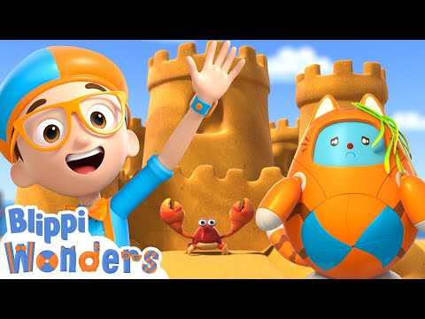Summer’s Coming! Sandcastle Building! 🏖️✨🏰 | Blippi Wonders Educational Videos for Kids